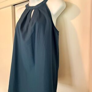 Maurices Teal Halter Top with Grommets